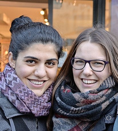 Kanar Nasradin (l.) und Lea Hurter, Schaffhausen