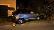 In Neuhausen am Rheinfall ereignete sich ein Alleinunfall mit einem Verletzten. Bild: zVg/Shpol