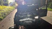 An beiden Autos entstand Totalschaden. Bild: SHPol