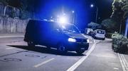 Auf Nachtpatroullie mit der Schaffhauser Polizei, fotografiert am Freitag, 09. Mai 2025, in Schaffhausen. (Roberta Fele / Schaffhauser Nachrichten)