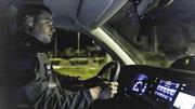 Auf Nachtpatroullie mit der Schaffhauser Polizei, fotografiert am Freitag, 09. Mai 2025, in Schaffhausen. (Roberta Fele / Schaffhauser Nachrichten)