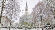 Der erste Schnee in diesem Winter ist gefallen, in der Schaffhauser Altstadt liegt noch Schnee, die meistens freuts, Bild zeigt Promenade Park im Schnee, am Freitag, 22. November 2024. (Melanie Duchene / Schaffhauser Nachrichten)