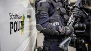 Schaffhauser Polizei Ordnungsdienst, fotografiert am Montag, 22. April 2024 in Schaffhausen (Lea Biedermann / Schaffhauser Nachrichten)