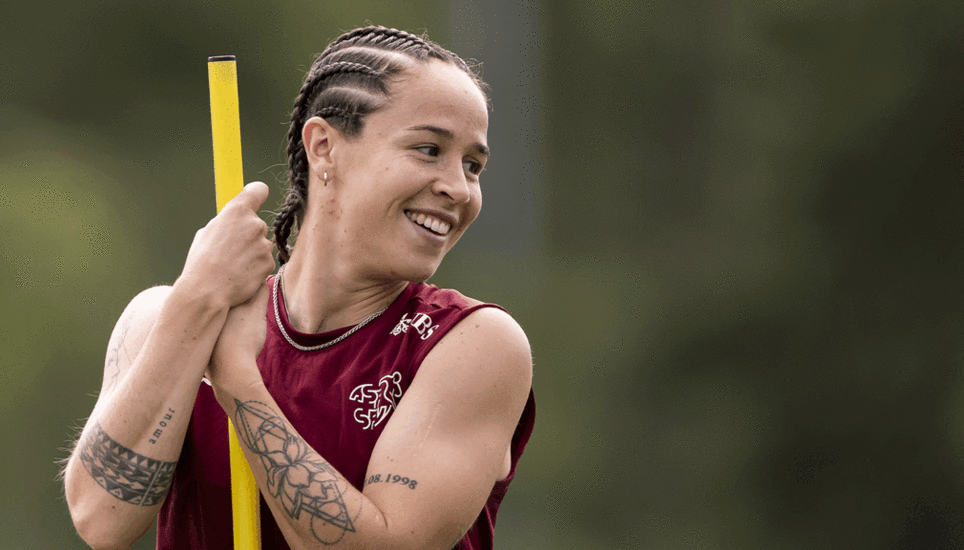 Géraldine Reuteler spielte sich in die Herzen der ganzen Schweiz. Bild: Keystone
