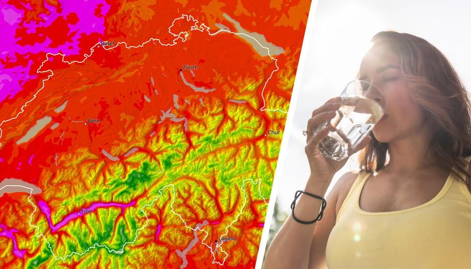 Genug zu trinken: Das ist wichtig im aktuellen Sommer-Hoch Julia. Symbolbild: Getty