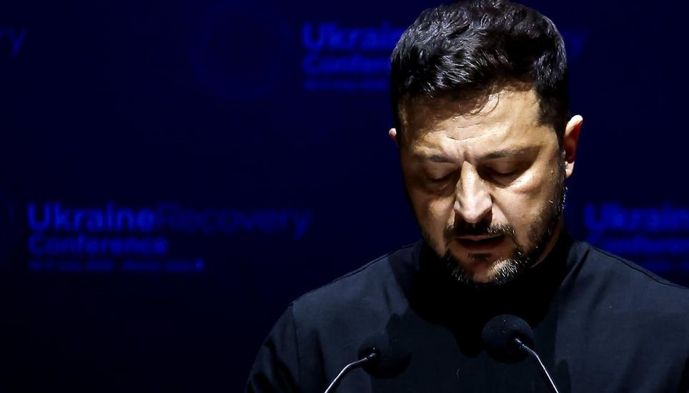 Konzentriert die Macht im Präsidentenamt: Wolodimir Selenski. Bild: Angelo Carconi / EPA