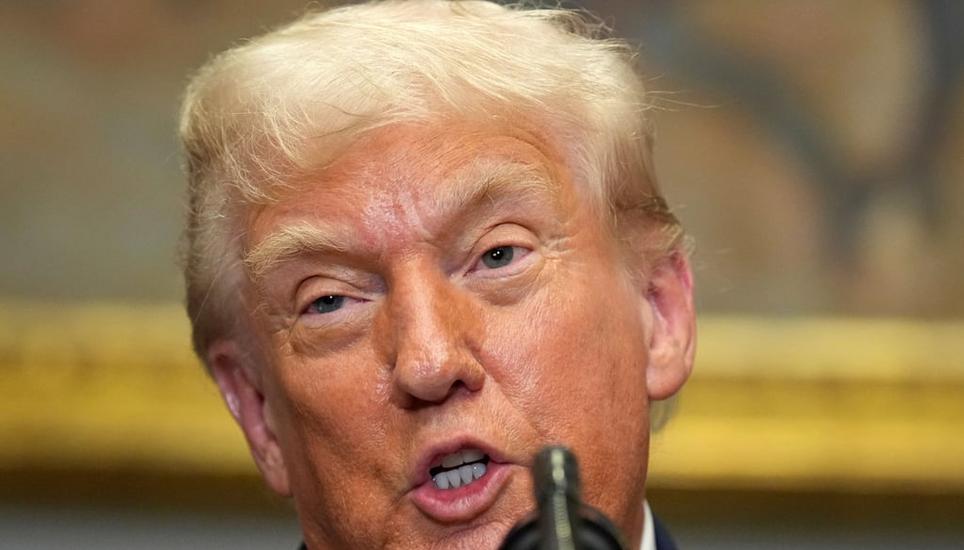 Donald Trump verhängt Strafzölle von 39 Prozent gegen die Schweiz und löst einen Schock aus. AP Photo/Jacquelyn Martin