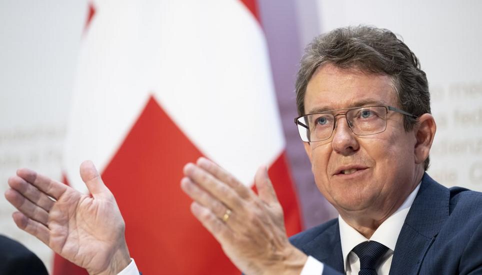 Setzt neue Leitplanken für die Post: Bundesrat Albert Rösti. Bild: Anthony Anex / Keystone