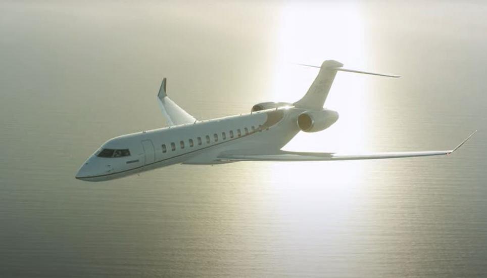 Der neue Bundesrats-Jet Global 7500 von Bombardier ist nicht nur zu gross für die Piste, sondern auch den Hangar in Bern-Belp. Nun brauchts Ersatz. Bild: Screenshot/Youtube