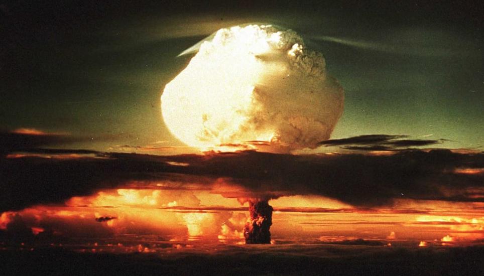Inferno auf Erden: Bild des ersten Atombomben-Tests 1945. Bild: Joe Raedle / Newsmakers / CAMERA PRESS