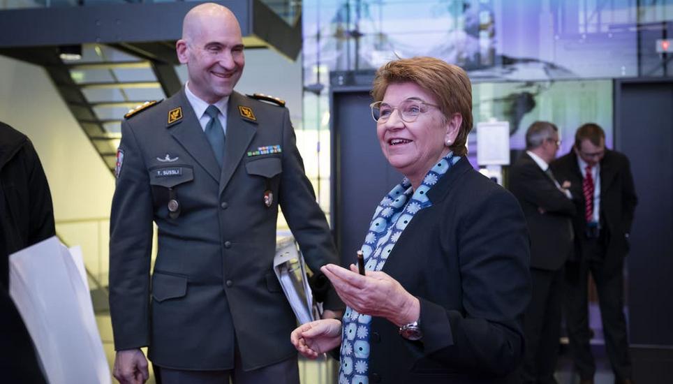 Sind ihre beruflichen Schicksale miteinander verknüpft? Verteidigungsministerin Viola Amherd und Armeechef Thomas Süssli. Bild: Anthony Anex / KEYSTONE