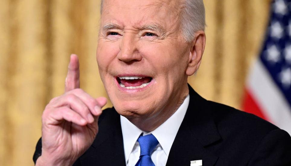 Joe Biden verabschiedet sich. Bild: Keystone