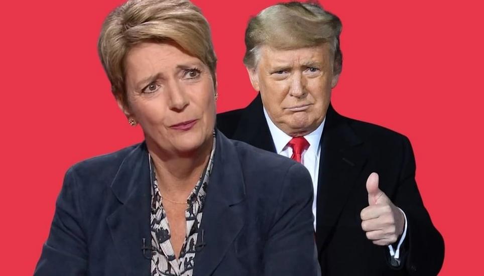 Doppeltes Ungleichgewicht: US-Professor Daniel Ames über den Austausch von Keller-Sutter mit Trump. Bild: watson
