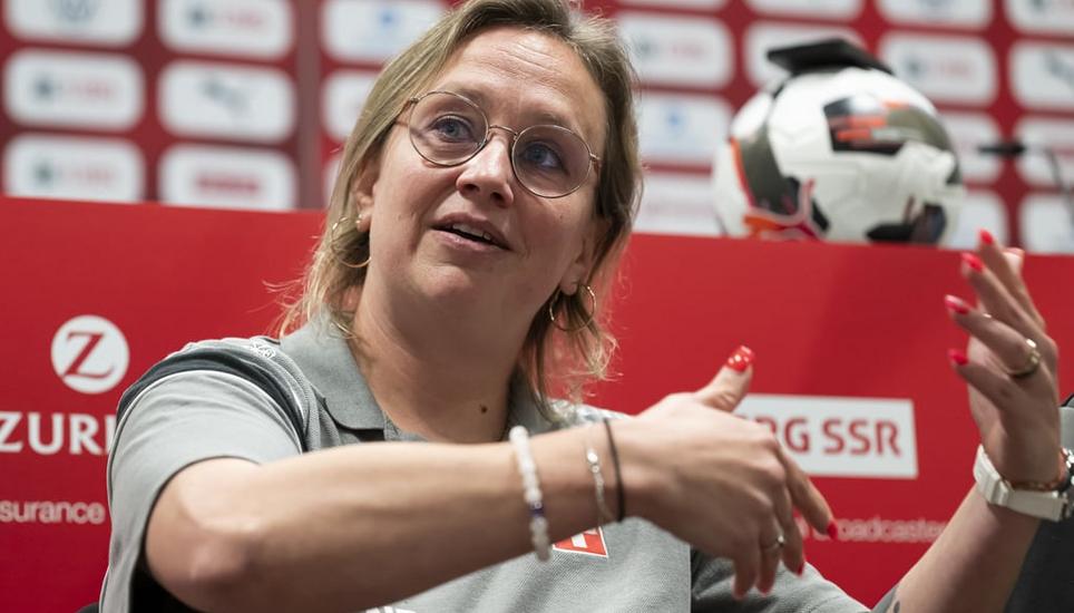 Noémie Beney spricht darüber, was die Schweiz in Zukunft erwartet. Bild: Anthony Anex / Keystone
