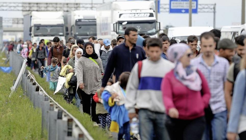 Flüchtlinge, Grenze, Österreich 