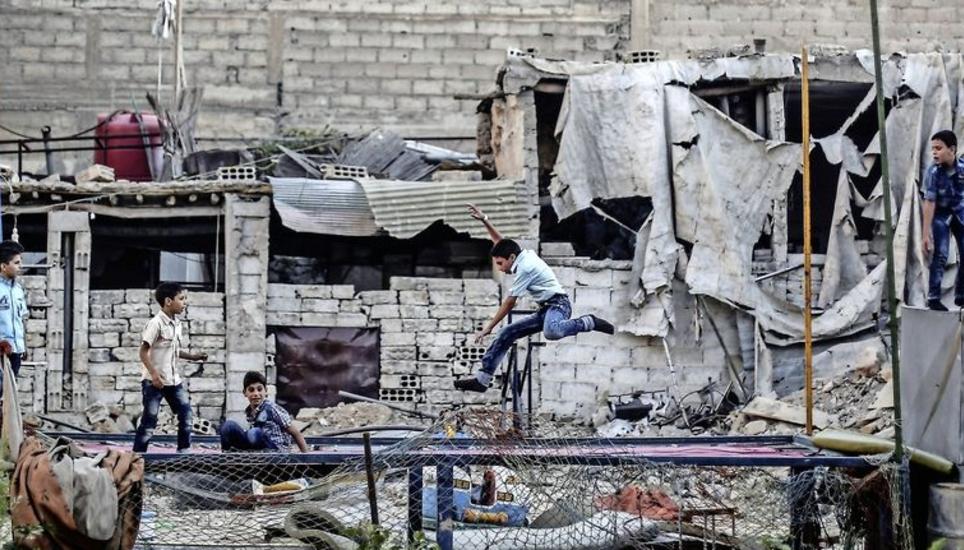 Syrien, Damaskus, Kinder 