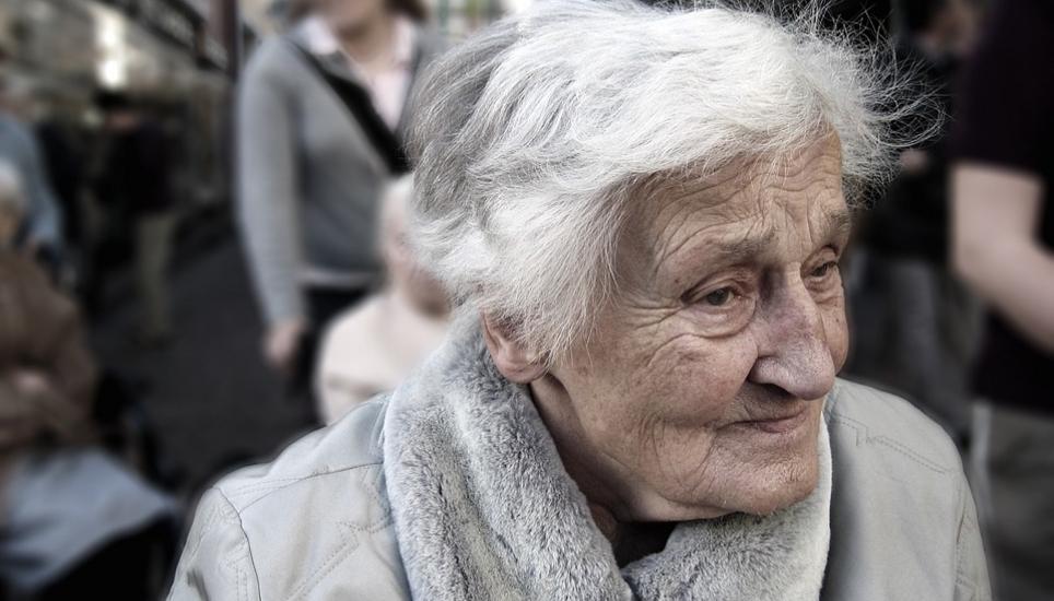 Pflege, alte Menschen 