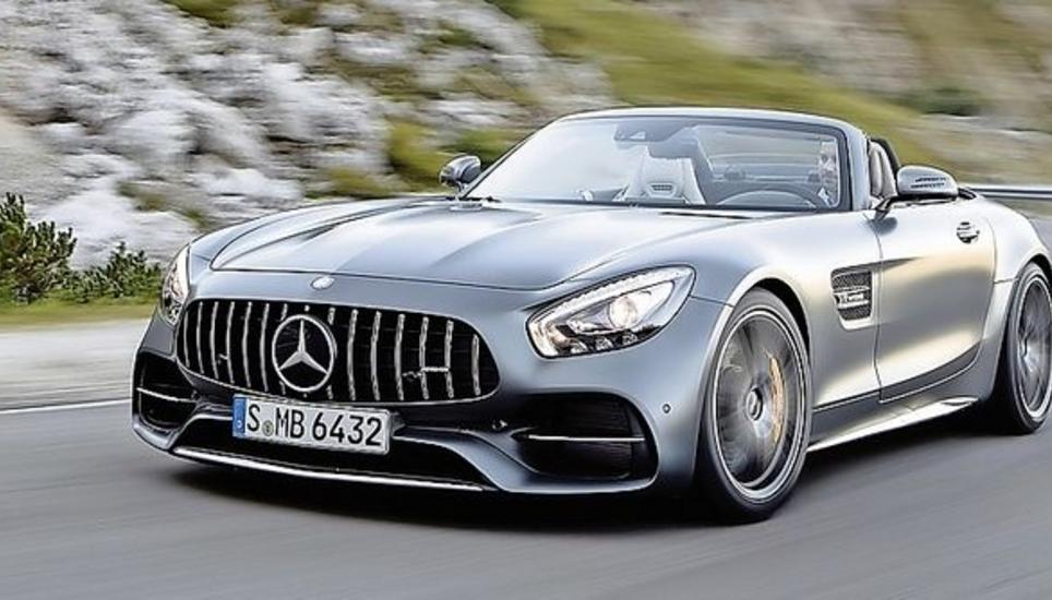 Neues Topmodell: AMG GT C Roadster mit 557 PS. Bild: pd