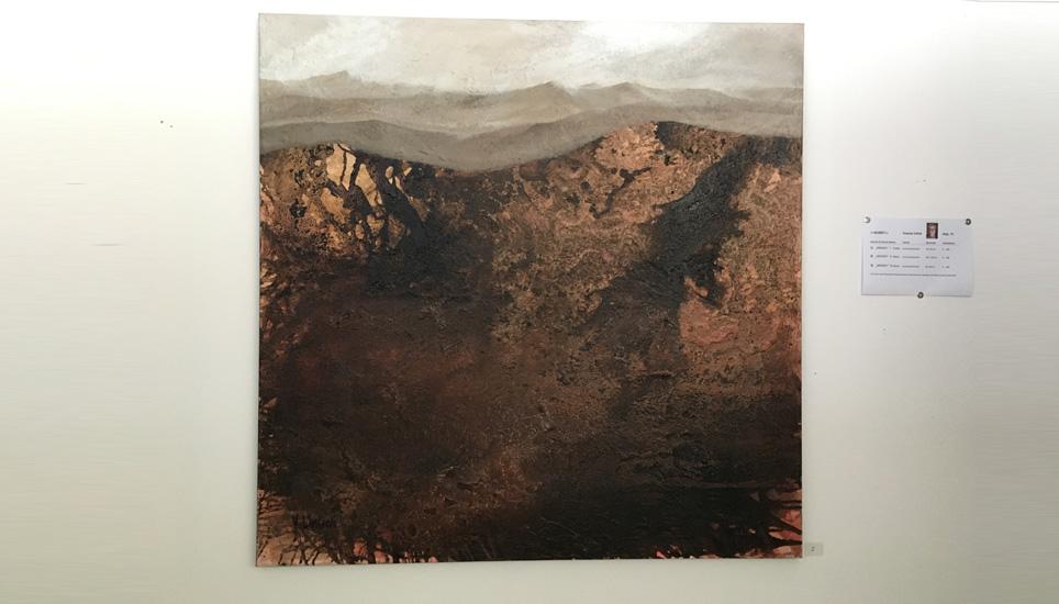 Yvonne Urlich, "Massiv II" Natur, 900 Fr.