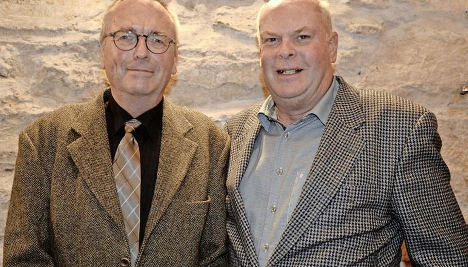 Kurt Gehring-Späni (links) und Klaus Bättig haben sich nach einiger Zeit hier wiedergesehen.
