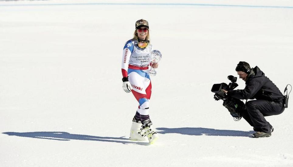 Wieder im Mittelpunkt? Wird Lara Gut auch in dieser Saison wieder die dominierende Speedfahrerin von Swiss Ski werden? Bild Key