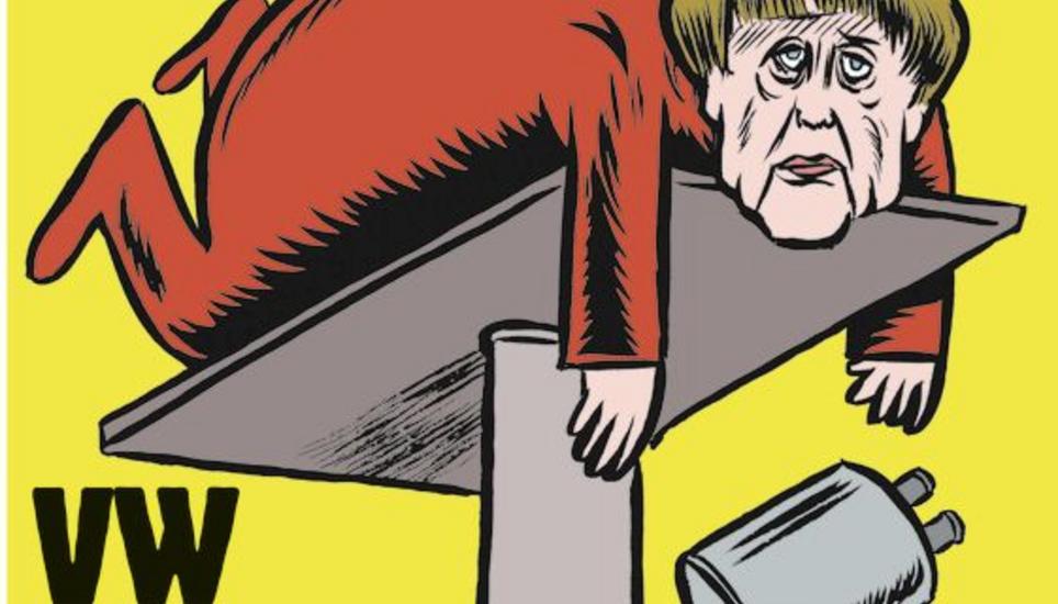 Das Cover der ersten deutschsprachigen Ausgabe von «Charlie Hebdo». Bild S. Brändle