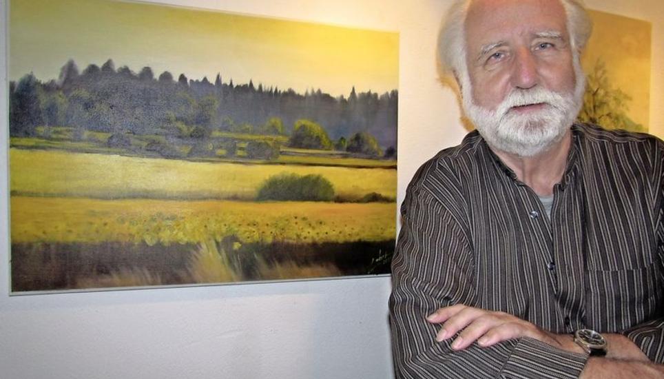Peter Zahrt ist seit 50 Jahren als Maler und Illustrator tätig. Bild Ernst Hunkeler