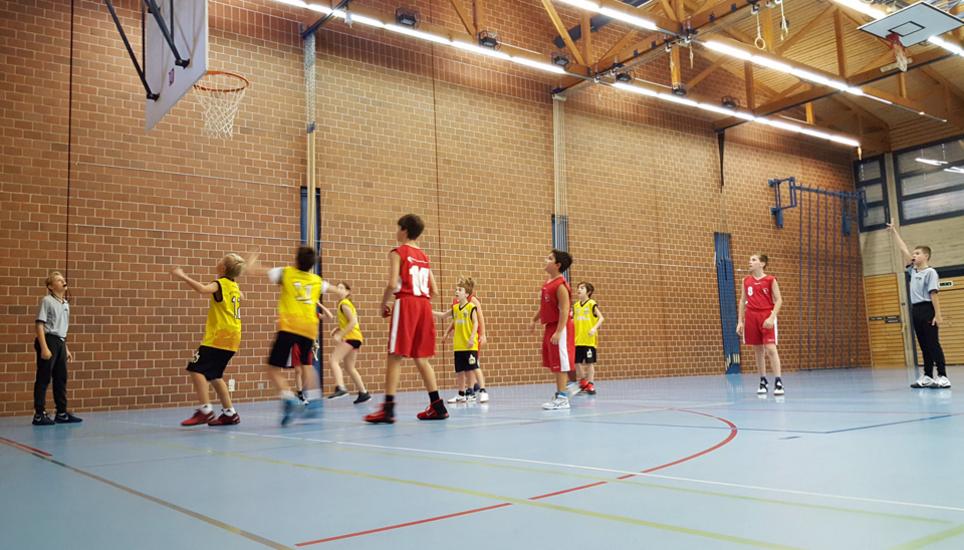 Basketball in Action. Bild: PH