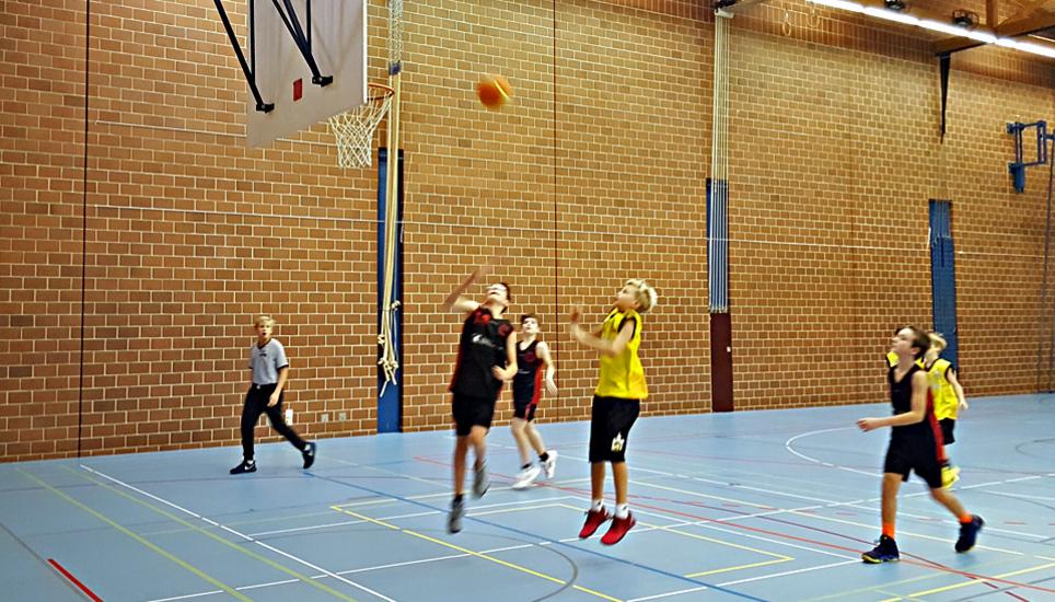 Ob dieser Ball wohl im Korb landet? Bild: PH