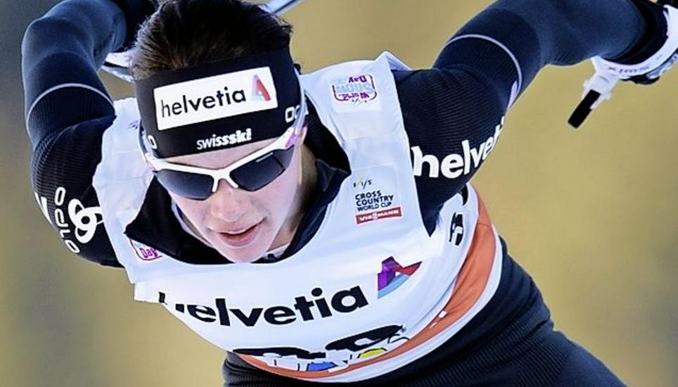 Die Bernerin Nathalie von Siebenthal läuft über 15 km auf den 6. Platz. Bild: Key