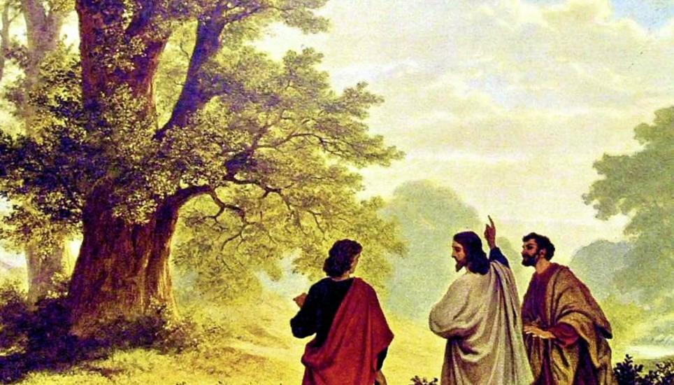 «Der Gang nach Emmaus» (Ausschnitt) des Schweizer Malers Robert Zünd (1826–1909). Bild: zvg