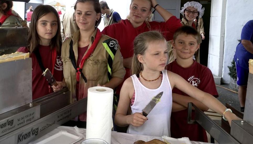 Am ersten Hallaugia gab’s weit mehr als nur Raclette. Bild: Jean-Claude Goldschmid
