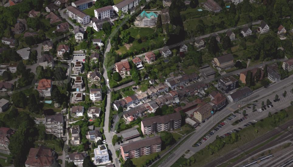 Weinsteig, Schaffhausen. Bild: Google Maps