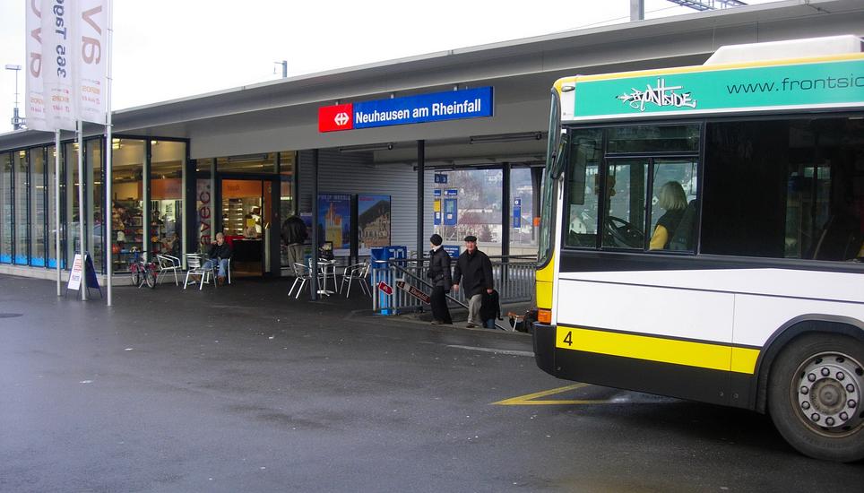 Bahnhof SBB in Neuhausen am Rheinfall. Bild: Radio Munot