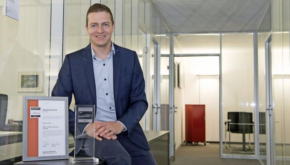Geschäftsführer Benjamin Pipa freut sich über die Auszeichnung aus Deutschland. Bild: Jeannette Vogel