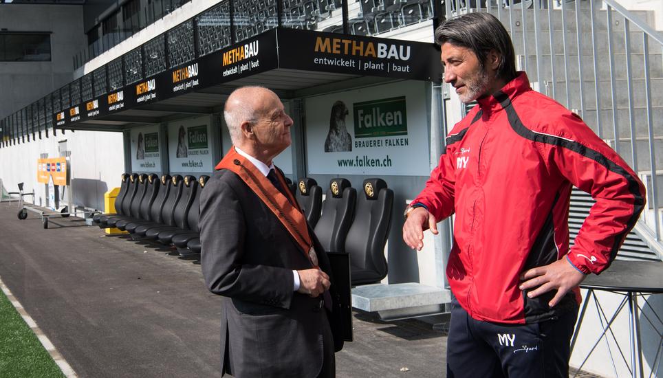 Aniello Fontana und Murat Yakin.
