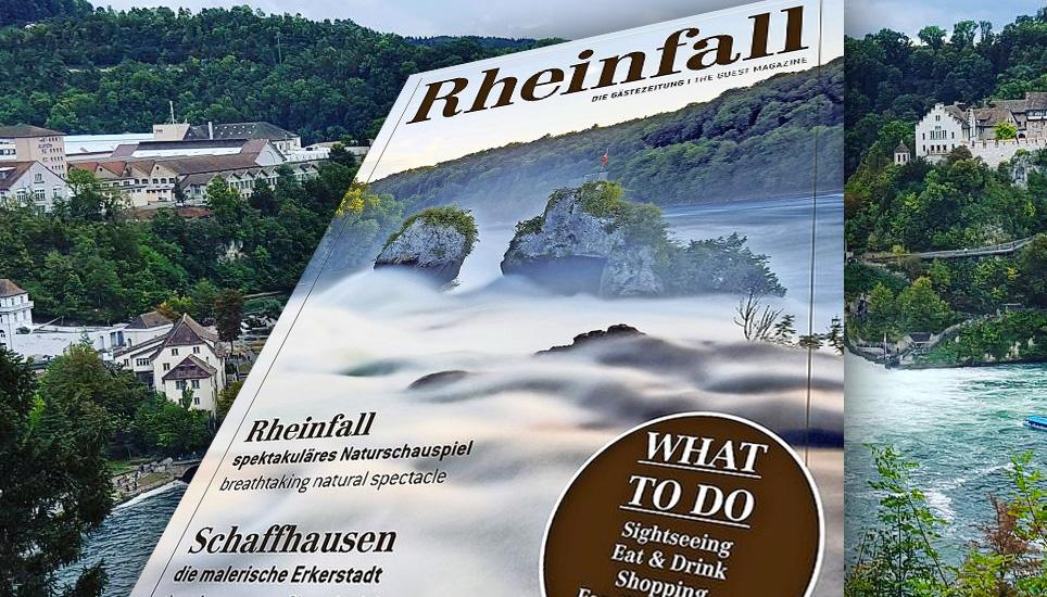 Das Cover der ersten Ausgabe der neuen «Rheinfallzeitung». Bild: SN