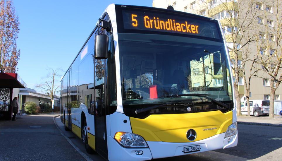 Die Buslinie fünf wird künftig ausgebaut. Bild: Radio Munot