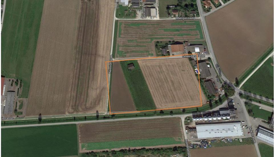 Gewerbegebiet «Nessi» Bild: Radio Munot/ Google Maps