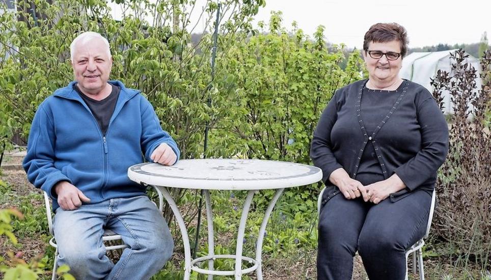 Josip und Ana Sucec haben seit 30 Jahren einen Schrebergarten. Zuerst in Herblingen, seit Januar beim Alpenblick.