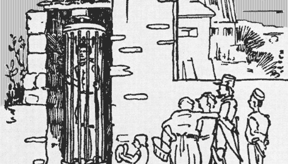 In eine solche Trülle wurden die fehlbaren Schaffhauser gesteckt. Bild: Homepage Ortsmuseum Schwamedingen