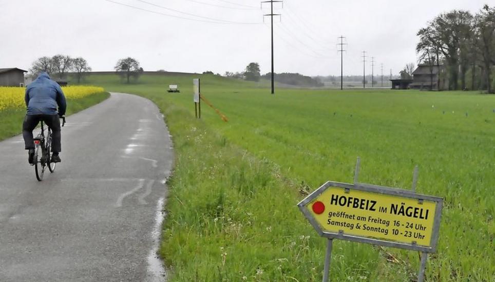 Standort Marthalen (22 Einsprachen): Am meisten Widerstand erntete die Nagra für diesen vermeintlich abgeschiedenen Ort am Sek-Schulweg zwischen Rad- und Sunnehof.