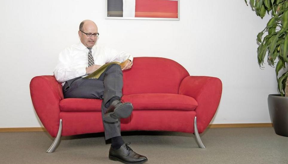 Lorenz Laich übernimmt offiziell ab Mai den Vorsitz der Geschäftsleitung der Bank von Hansjörg Diller. Bild: Jeannette Vogel