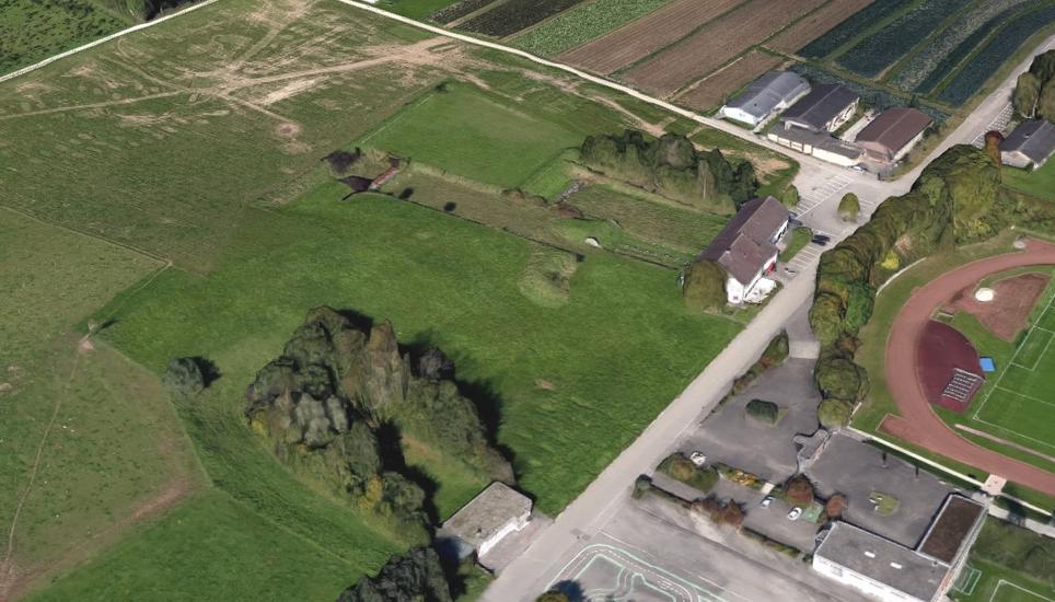 Schiessanlage Langriet in Neuhausen. Bild: Google Maps