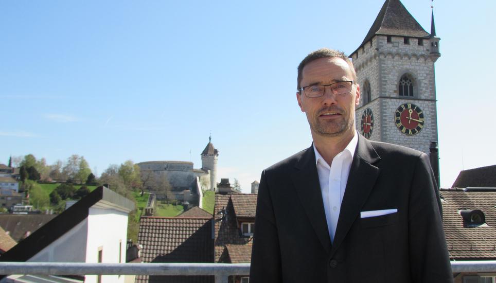 Steiner Stadtpräsident Sönke Bandixen. Bild: Radio Munot