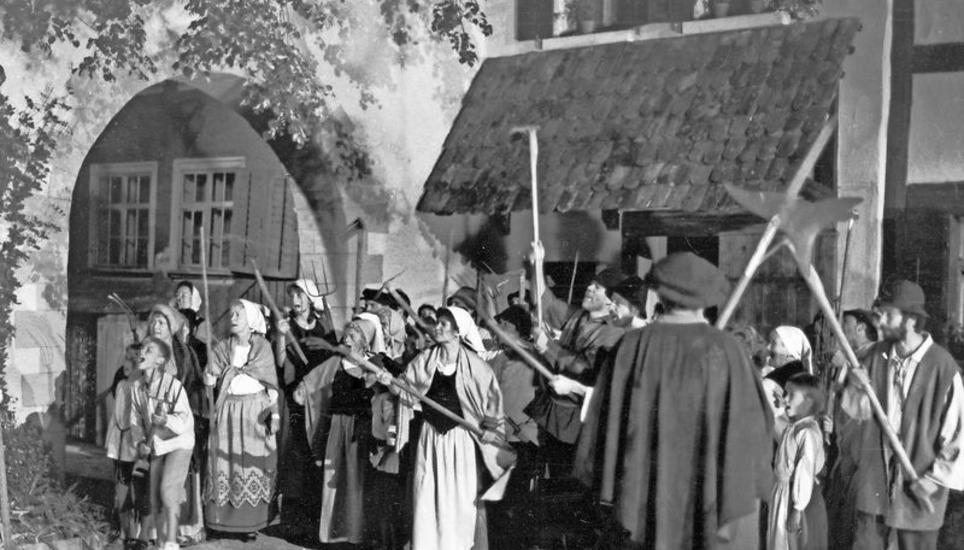 In Büsingen wurde im Jahr 1990 mit einem Festspiel an die Im-Thurn-Affäre erinnert. Archivblld: Eric Bührer