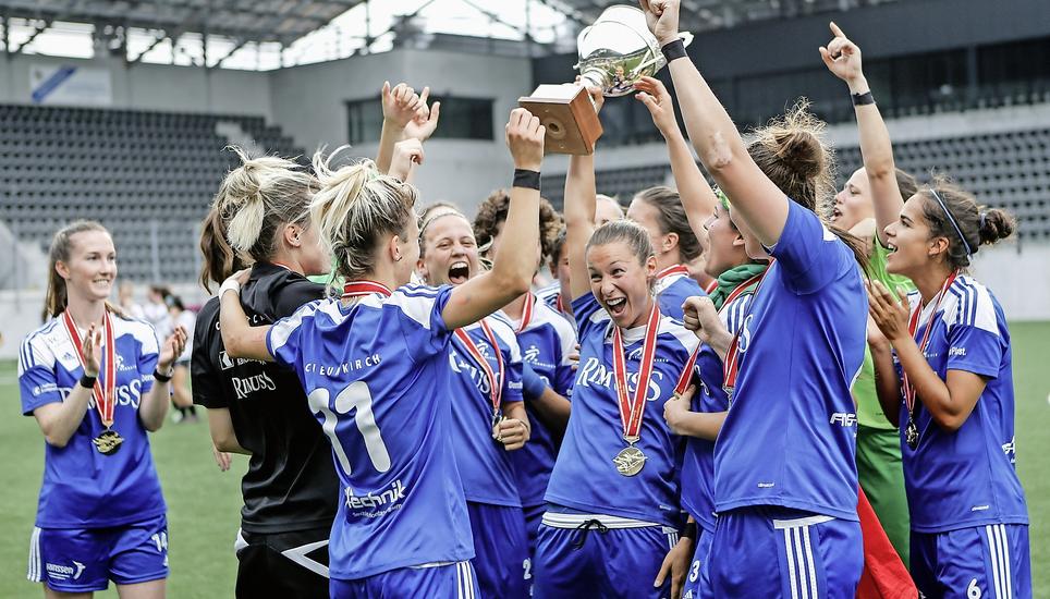 Letzten Samstag gewann der FC Neunkirch das Double. Dies wird nächste Saison nicht mehr möglich sein. Bild: Key