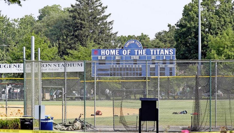 Dieses Baseball-Stadion war gestern Schauplatz eines Attentats auf republikanische Politiker, die hier für ein Benefizspiel zwischen Republikanern und Demokraten trainierten. Bild: Key