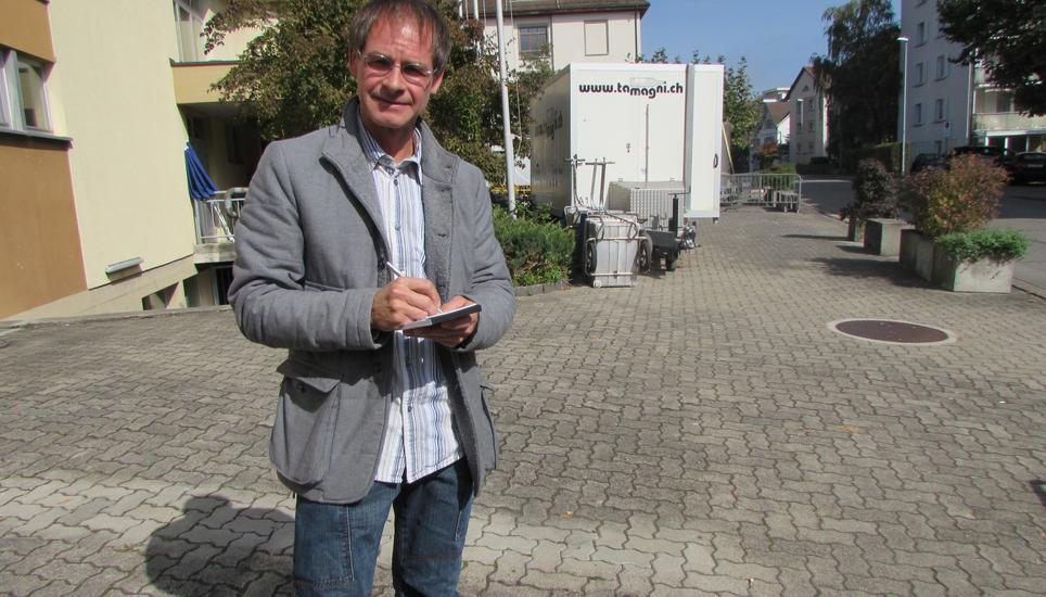 CVP-Einwohnerrat Thomas Theiler. Bild: Radio Munot