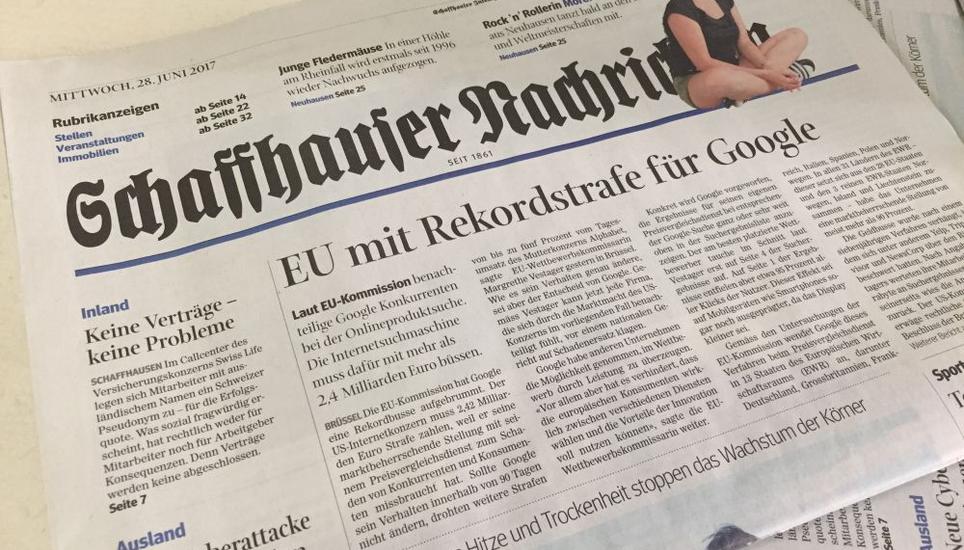 Bild: Schaffhauser Nachrichten